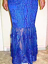 Синее платье изображение 4